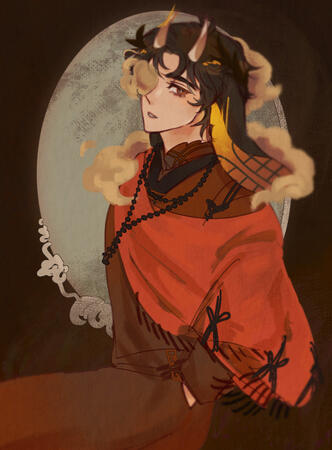 coloured sketch