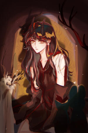 coloured sketch